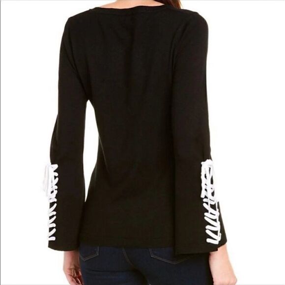 Premise Studio Bell-sleeve Sweater in Black - Lyst - Picture 4 of 10